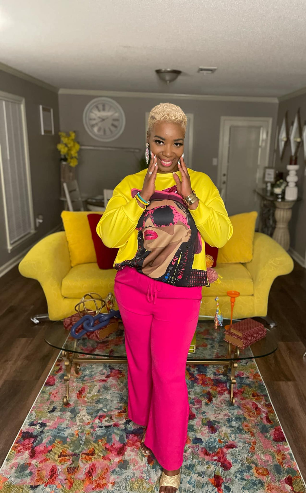 Bling Queen | Top Yellow